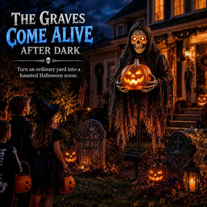 🎁Today 50% OFF🎁💀Halloween Soul Harvester Animated Garden Light